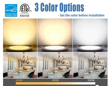 Load image into Gallery viewer, 4&quot; Slim LED Recessed (3CCT) Color Changable ( 10 Pack)
